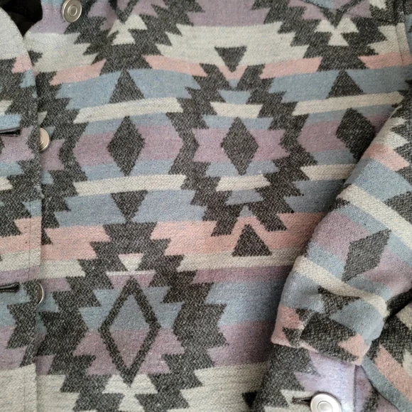 Aztec Design Bomber Jacket #2763 - Picture 3 of 12